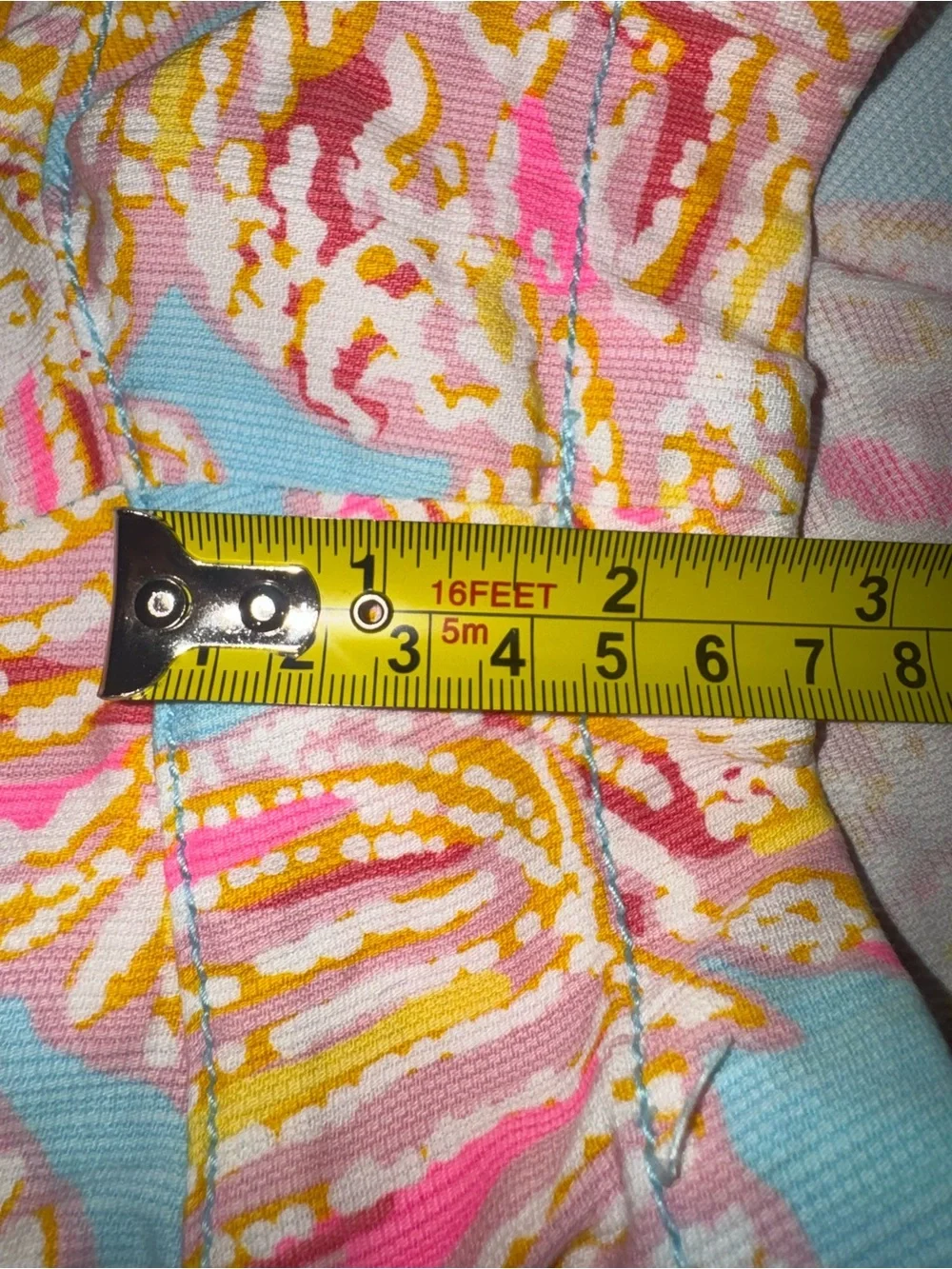 Lilly Pulitzer Walsh Shorts Tini Bikini Fish Print Size 4 Cotton